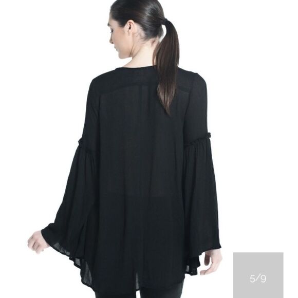 Cotton Candy LA Road to Heaven Top in Black S NWT - Picture 5 of 8